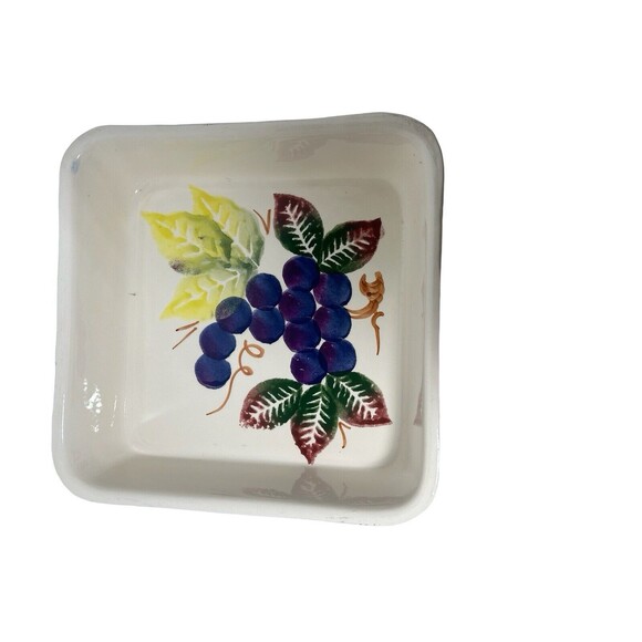 Ceramic Baking Dish 9.5” X 9.5” Baking Pan - Made in Italy- Hand Painted-